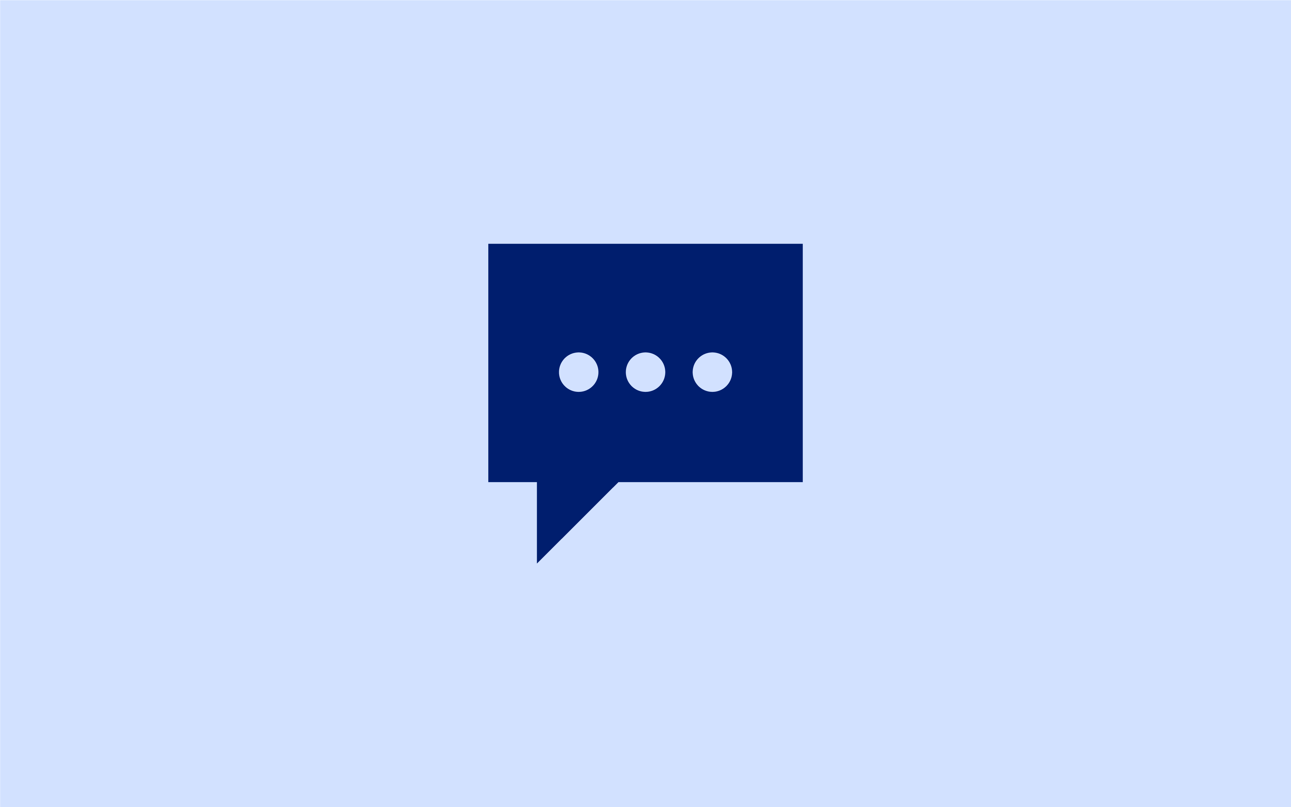 SMS ikon, taleboble med tre prikker i