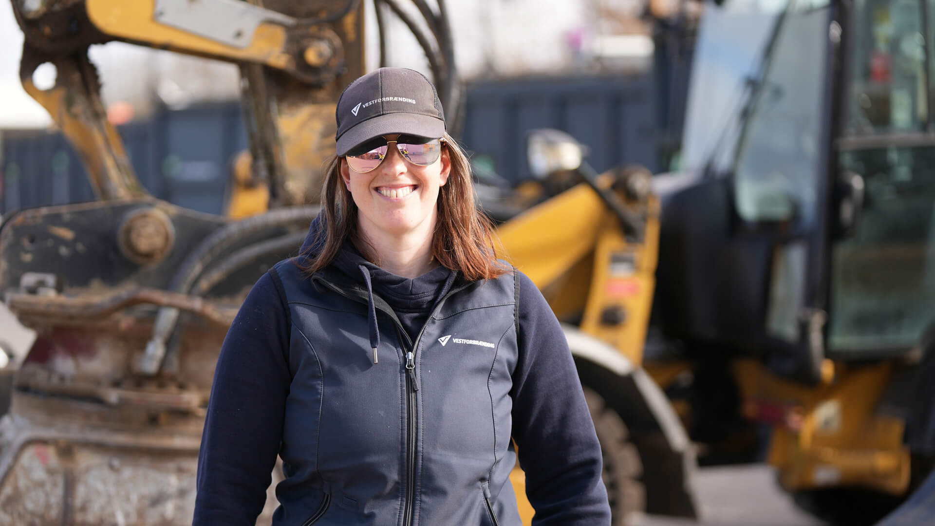 Kim De Vos medarbejder på genbrugsstation