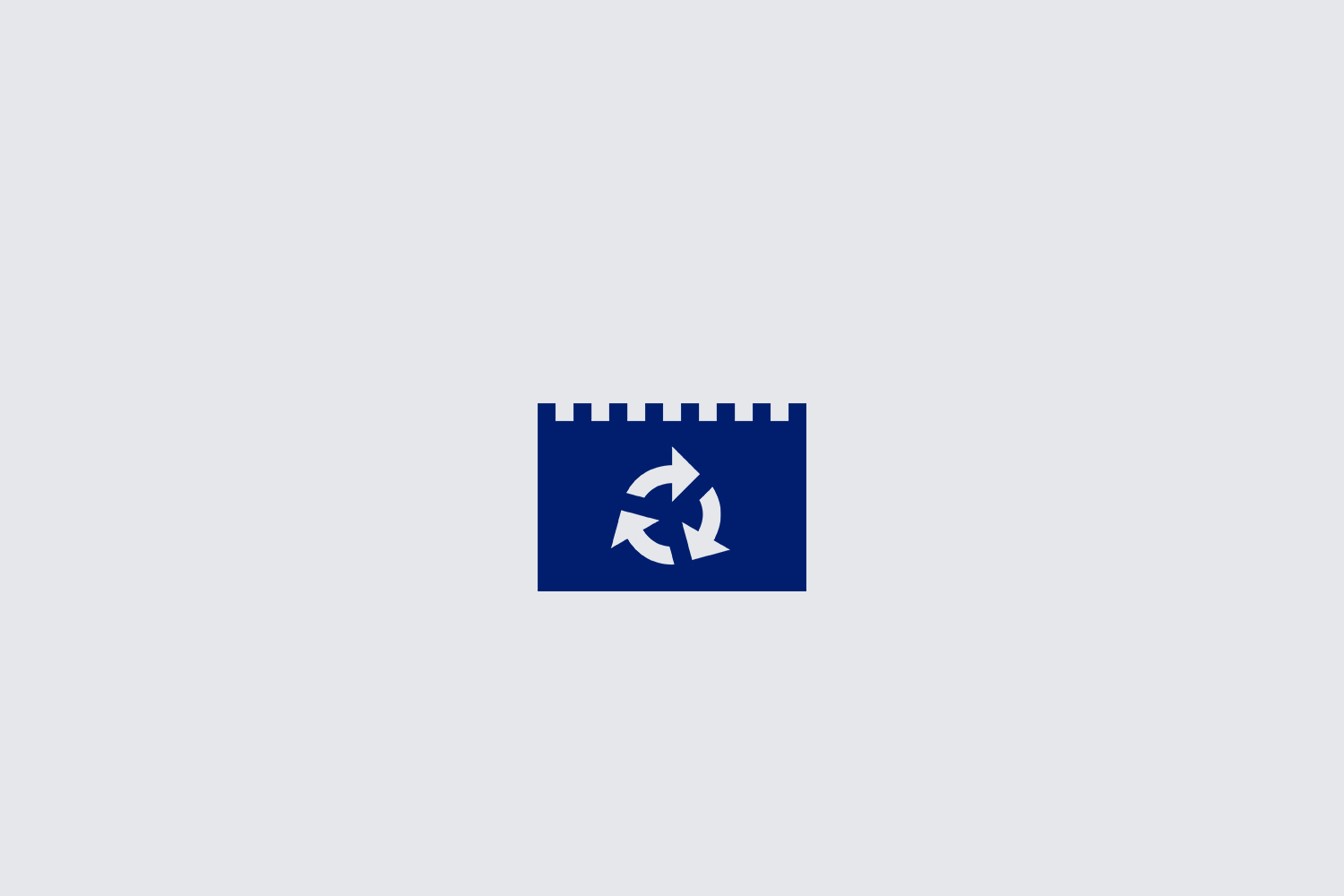 Genbrugsstation ikon