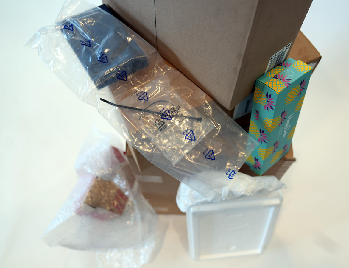 Emballage i pap og plastik efter nethandel