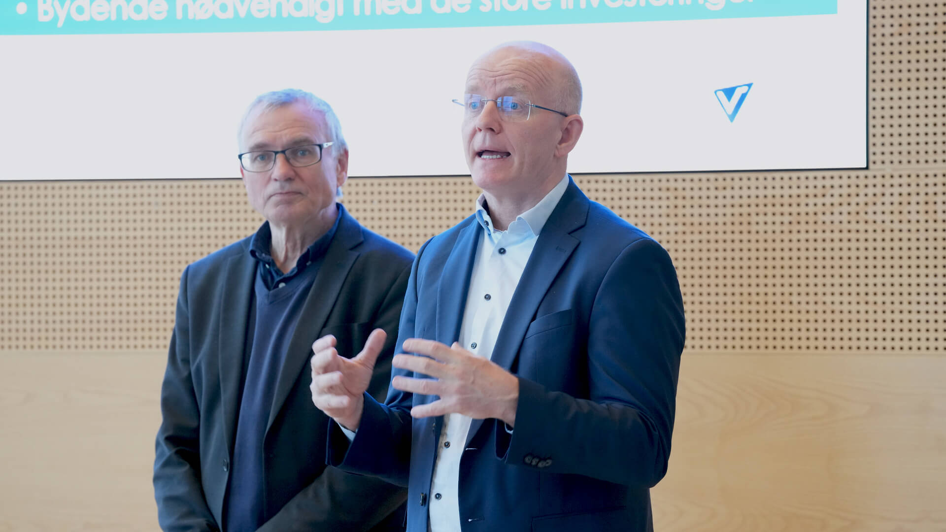 Formand Michael Fenger (th) og næstformand Ole Bondo Christensen